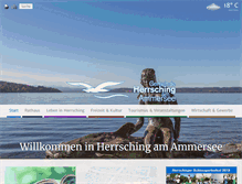 Tablet Screenshot of herrsching.de